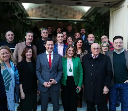 Primera visita del presidente de la Junta de Andalucía, Juanma Moreno, a Jaén (15/02/19)