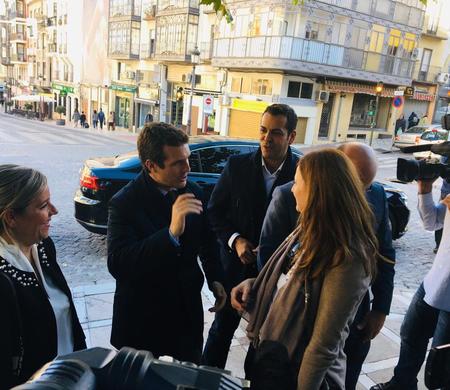 Visita de Pablo Casado y Juanma Moreno a Jaén y Linares 9-11-2018