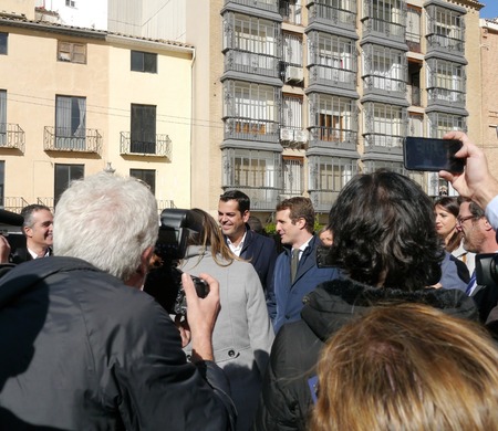 Visita de Pablo Casado y Juanma Moreno a Jaén y Linares 9-11-2018