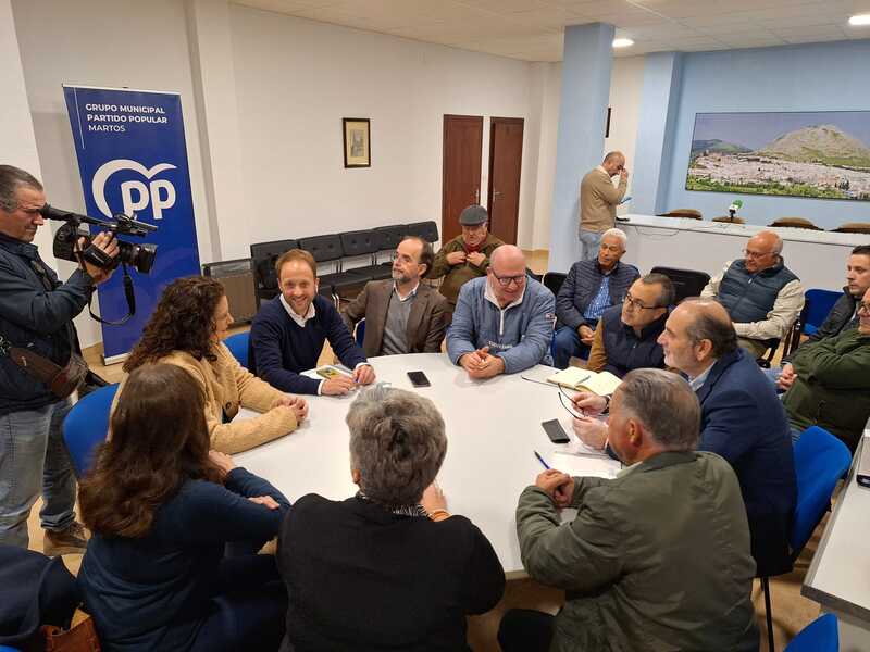 El PP incide en su ‘hoja de ruta’ para sumar Martos “con trabajo e ilusión” a la mayoría de grandes municipios jiennenses con alcalde popular