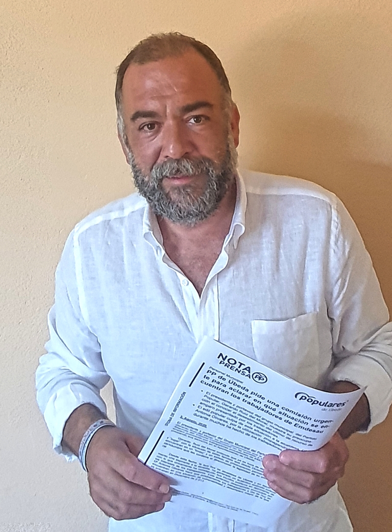 PP de Úbeda pide una comisión urgente para aclarar en qué situación se encuentran los trabajadores de Emdesau 