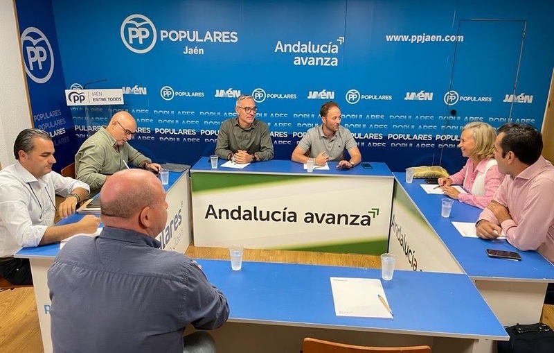 Domínguez reúne a diputados y senadores: “Jaén será preferente para el PP en las Cortes Generales”