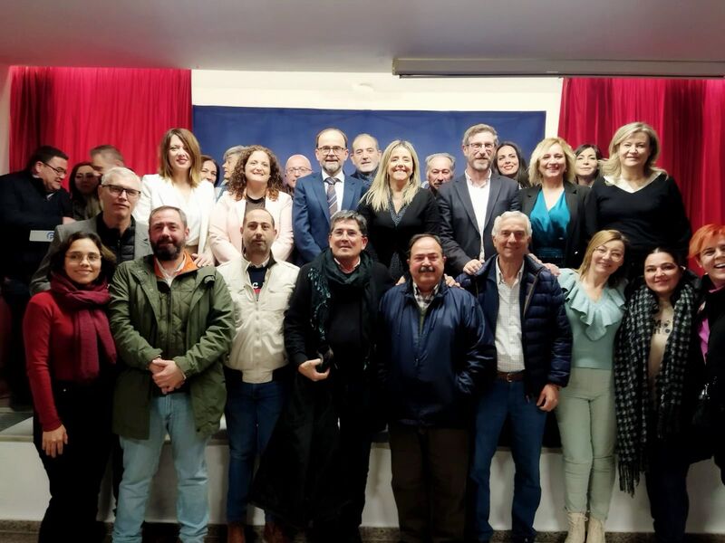 Javier Ocaña presenta oficialmente su candidatura, apoyado por la dirección provincial y todos los compañeros de su comarca