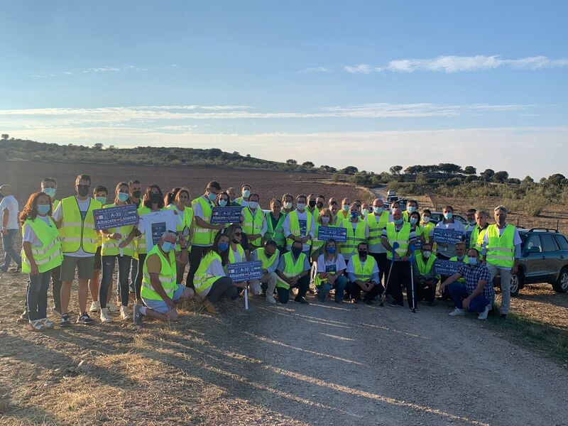 El PP de Jaén inicia una campaña conjunta con el PP de Castilla La Mancha para exigir al Gobierno de Sánchez la agilización de las obras de la A-32