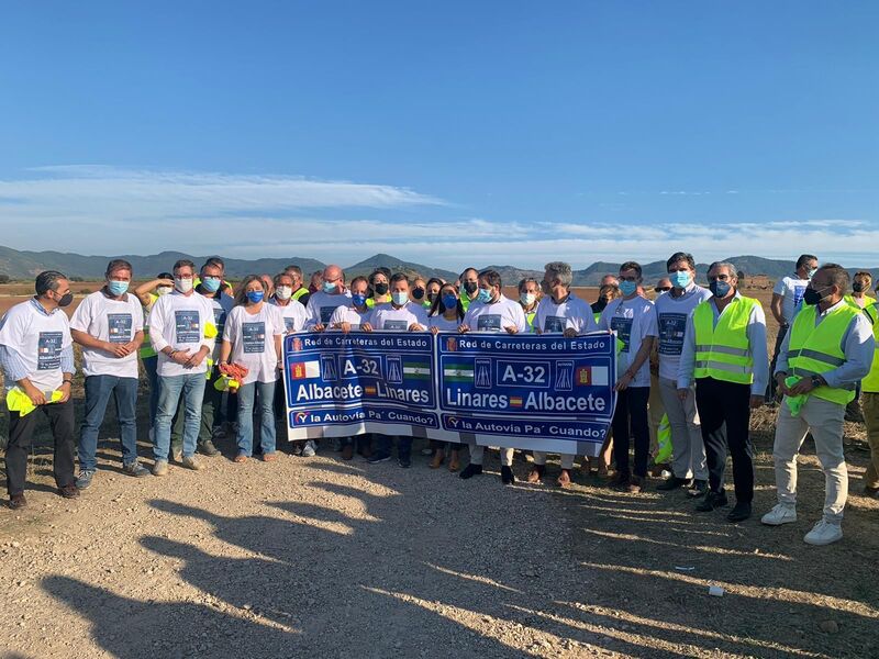 El PP de Jaén inicia una campaña conjunta con el PP de Castilla La Mancha para exigir al Gobierno de Sánchez la agilización de las obras de la A-32