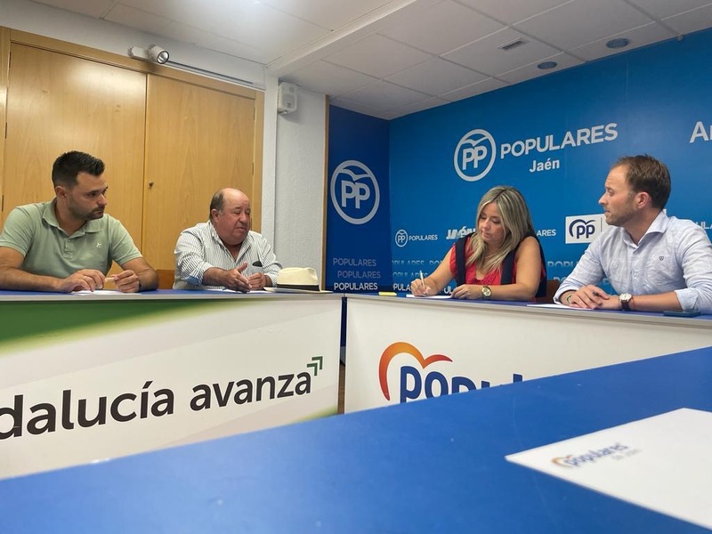 El PP de Jaén se reúne con CREA ante “la creciente preocupación por una sequía que no da tregua”