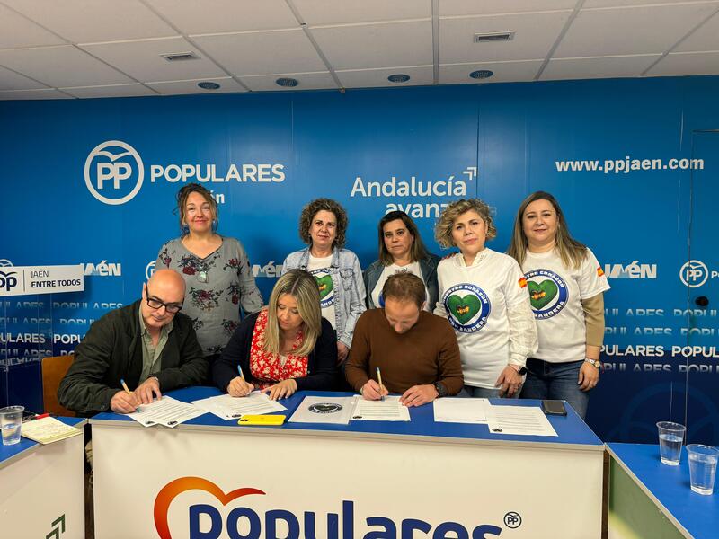 El PP de Jaén apoya las reivindicaciones de la plataforma ‘Nuestro corazón por bandera’ porque “son justas y merecen que el Gobierno de España asuma sus responsabilidades”